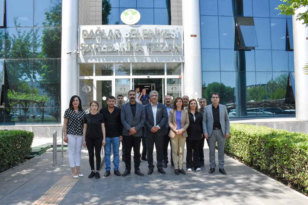 Hevşaredarên Bajarê Mezin ê Amedê Şaredariya Bağlar ziyaret kirin