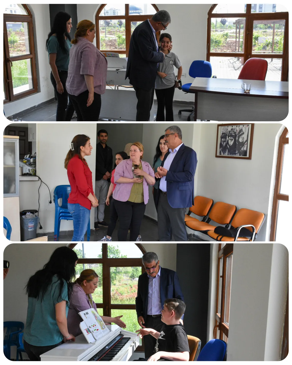 Hevşaredarên me serdana "Avahiya Şaxxaneya Înşaetê û Mala Rez" a Şaredariya me kirin.