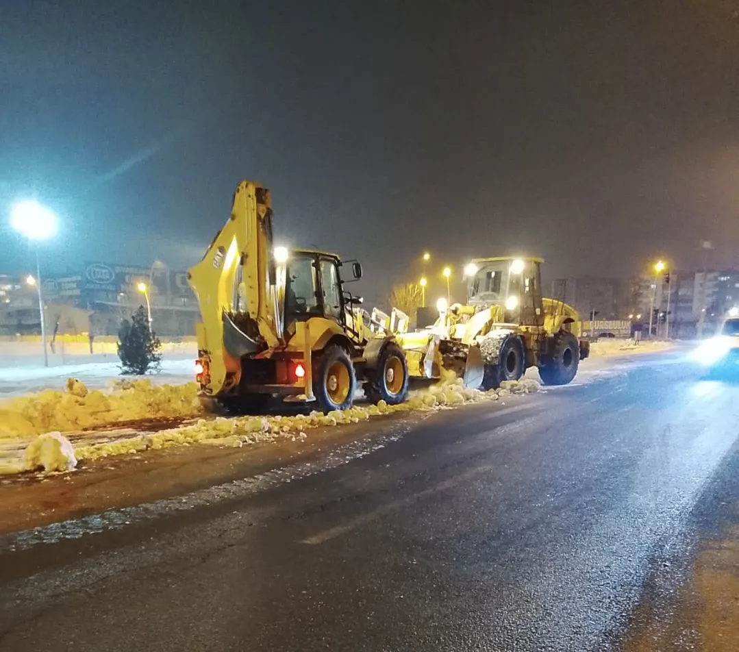 Gece ekipleri ile kesintisiz hizmet sağlanıyor