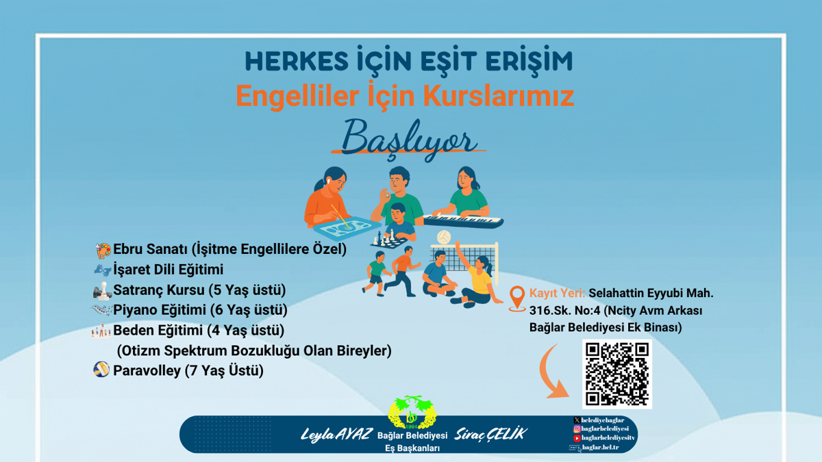 Her Birey İçin Eşit Erişim: Kurslar Başlıyor