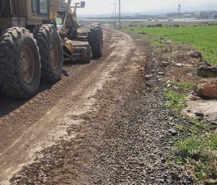 Köylerde yağış sonrası çalışmalar devam ediyor