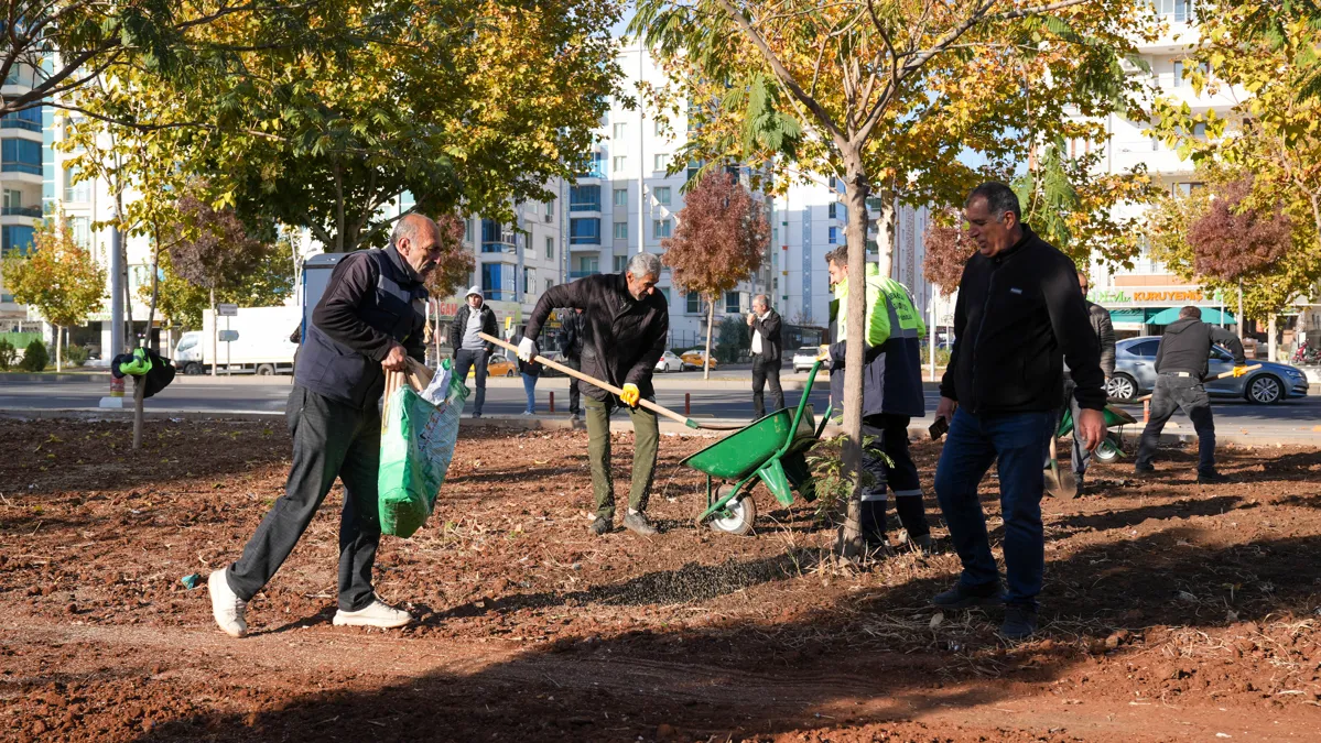Yeşil alanlar için çalışmalar sürüyor