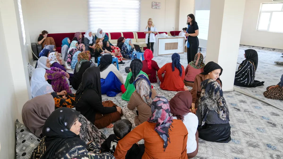 Sarıdallı (Dermîşur) Mahallesi'nde eğitim ve etkinlikler düzenlendi