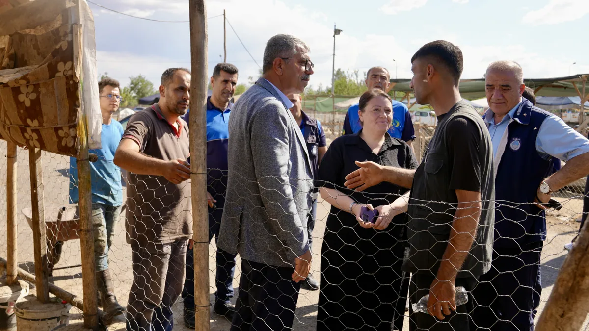 Eş Başkanlar Bayram öncesi satış ve kesim alanlarını denetledi