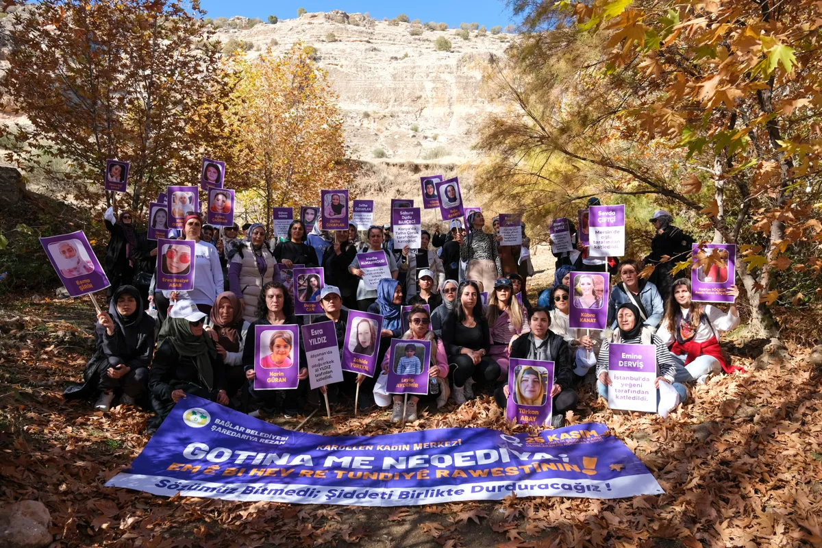 25 Kasım: Kadına yönelik şiddete karşı doğa yürüyüşü düzenlendi