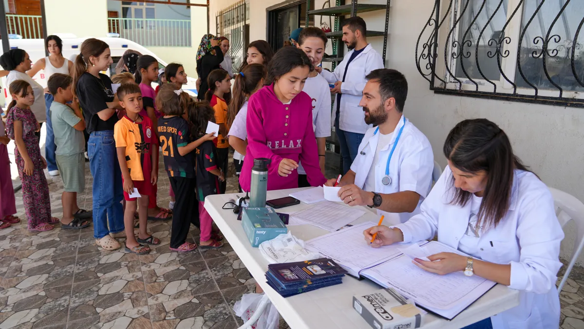 Sarıdallı Mahallesi'nde kadınlar ve çocuklar için kapsamlı sağlık taraması