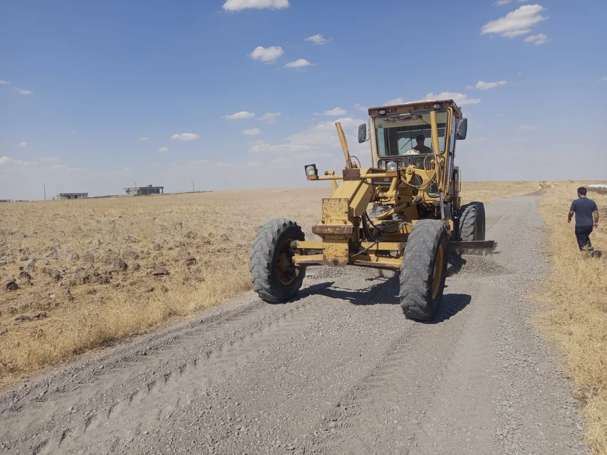  Kışla Mezrası'nda yol yapım çalışmaları başladı