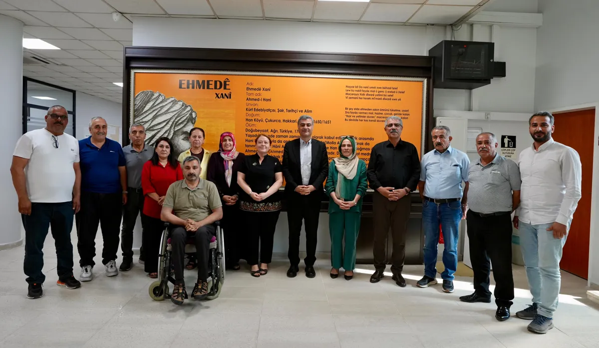 Eşbaşkanlar Abdullah Zeydan'ı ağırladı